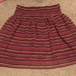 Striped skirt